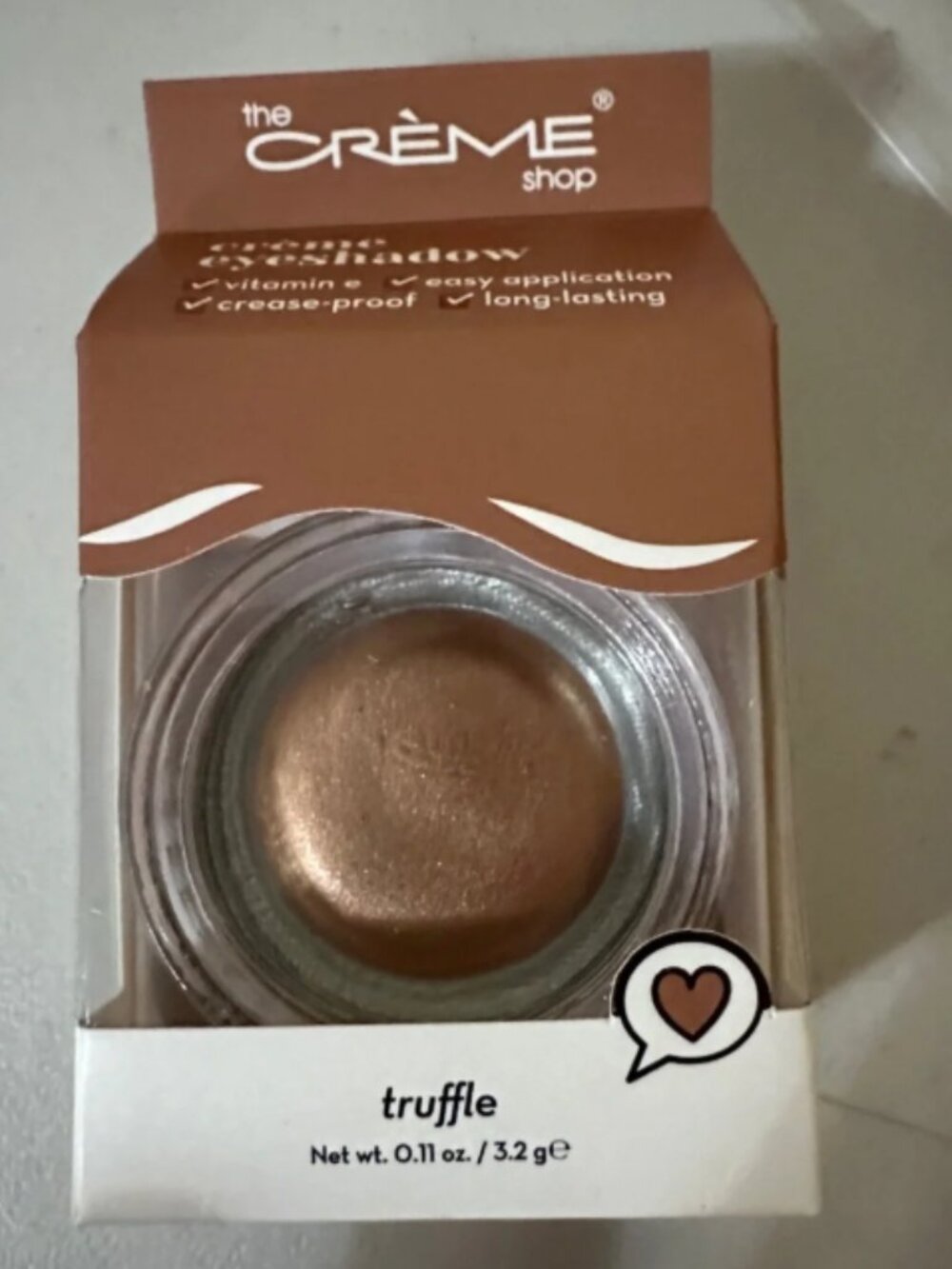 The Crème Shop Crème Eyeshadow — Truffle